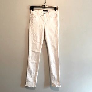 J Brand white blanc skinny jeans